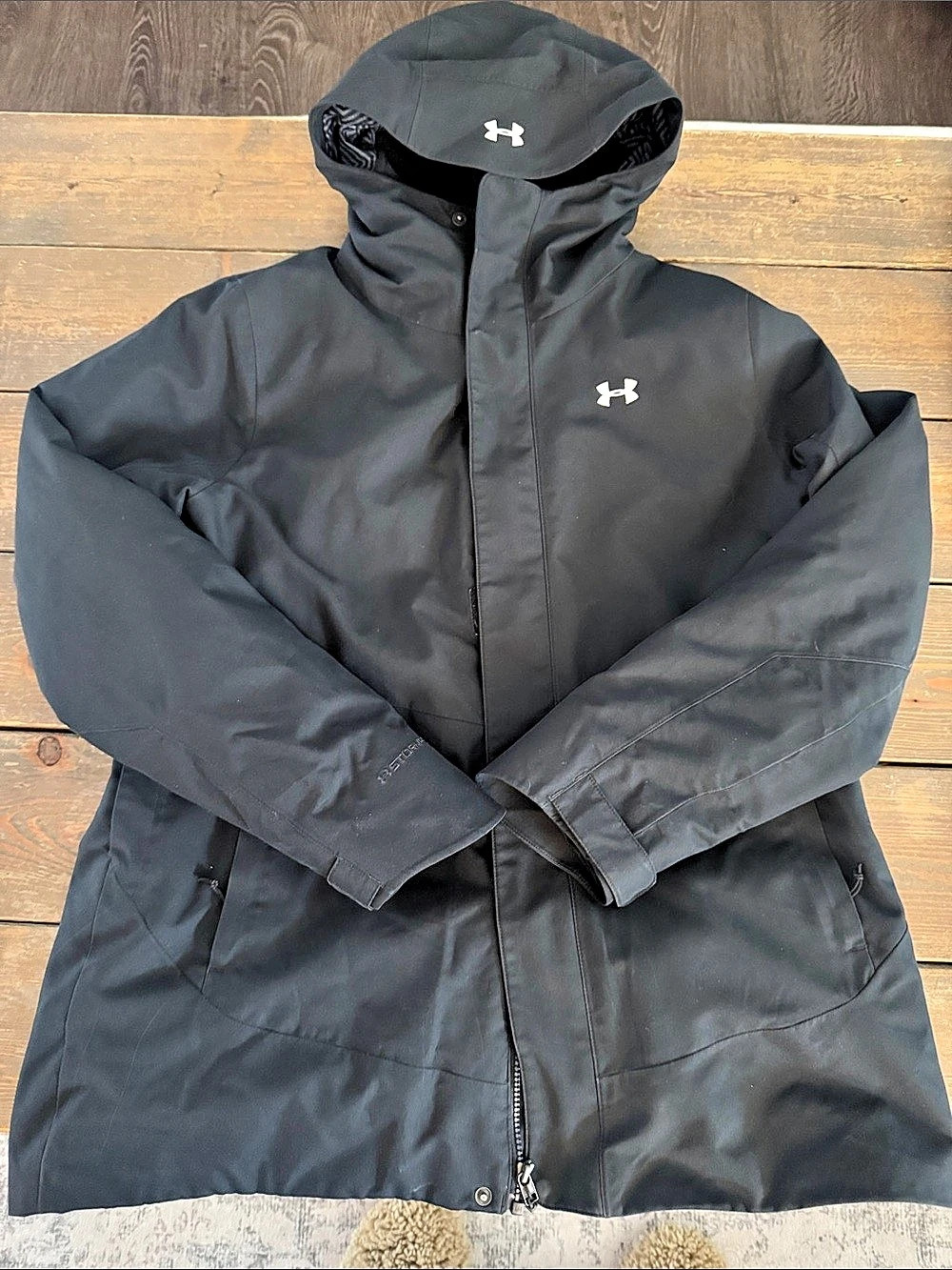 Under Armour ColdGear Men's Black Performance Jacket Size Large